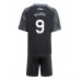 Maillot de foot Aston Villa Harvey Elliott #9 Extérieur vêtements enfant 2025-26 Manches Courtes (+ pantalon court)